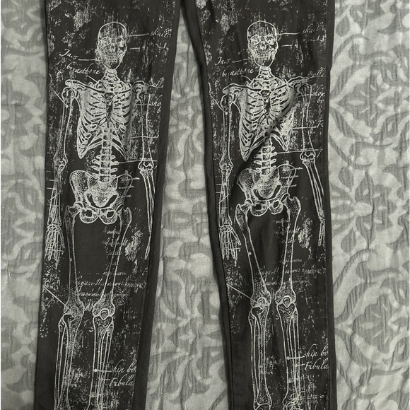 Lip Service Denim - Lip service skeleton skinny jeans